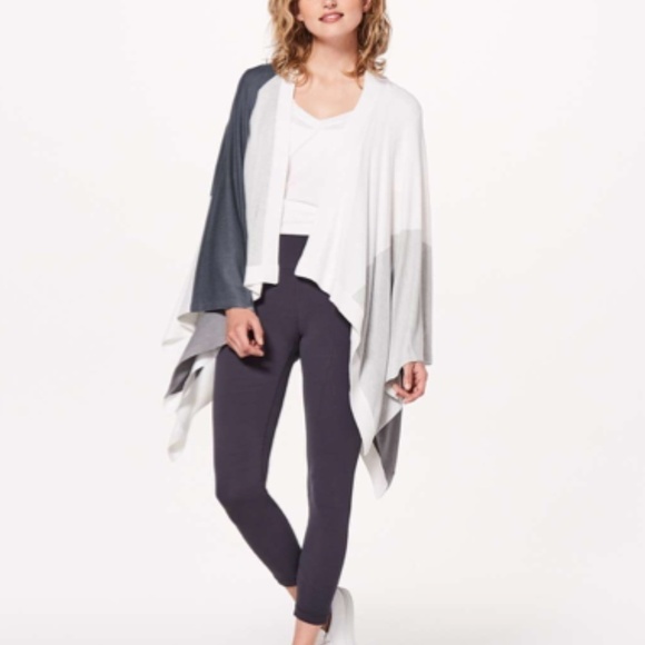 Lululemon Hatha Wrap Nebula / Raceway Grey / White - Picture 2 of 7